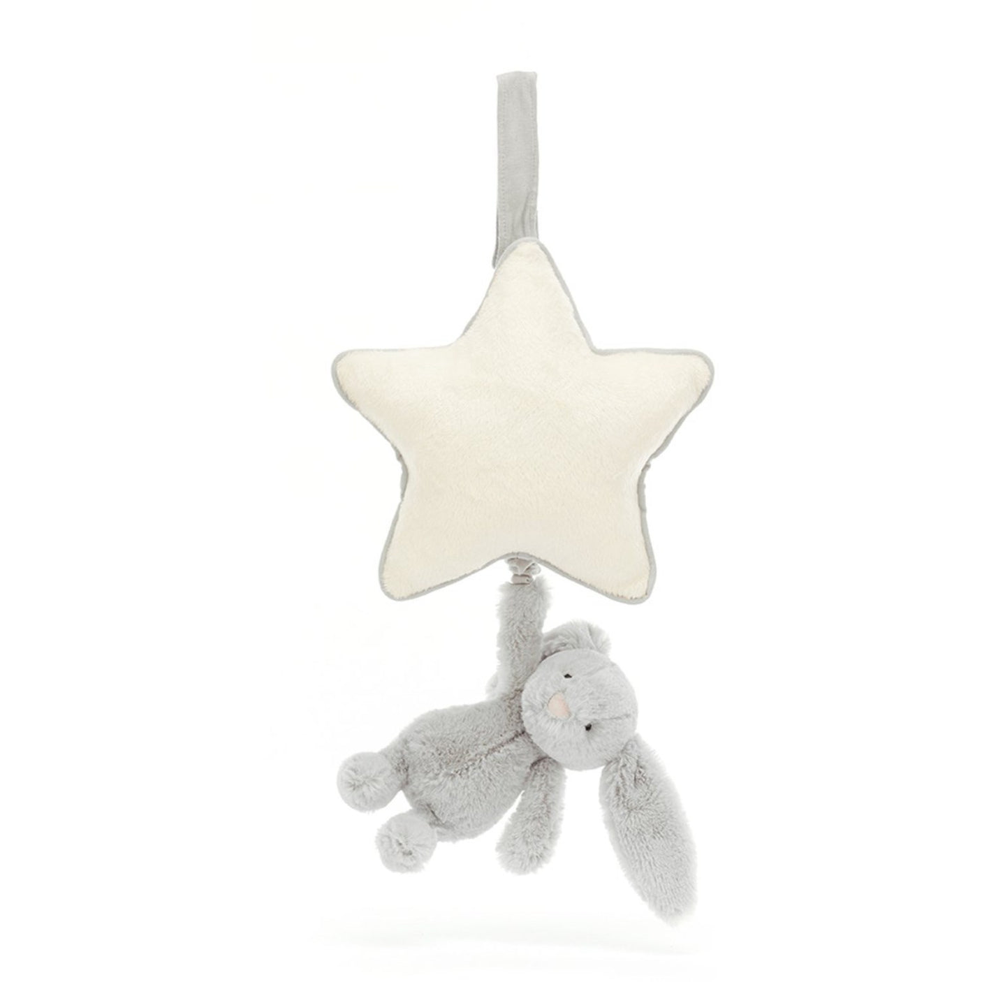Jellycat Bashful Silver Bunny Musical Pull