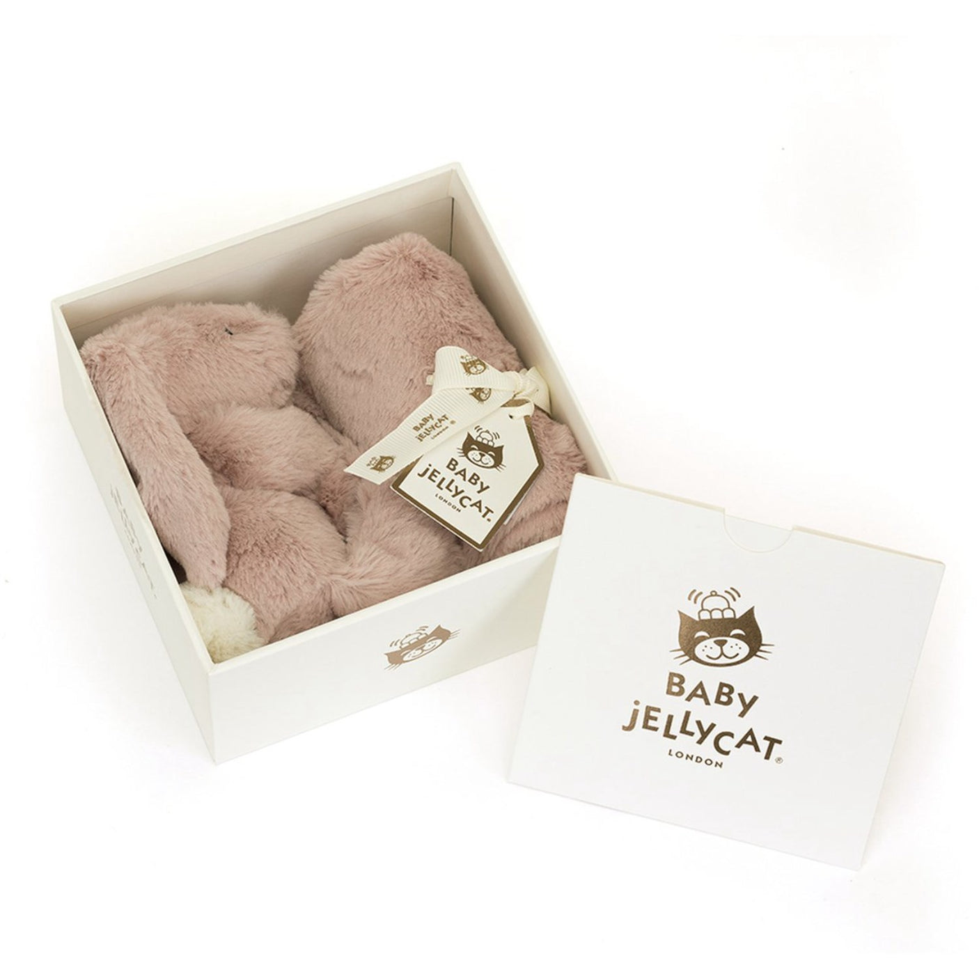 Jellycat Bashful Luxe Bunny Rosa Soother