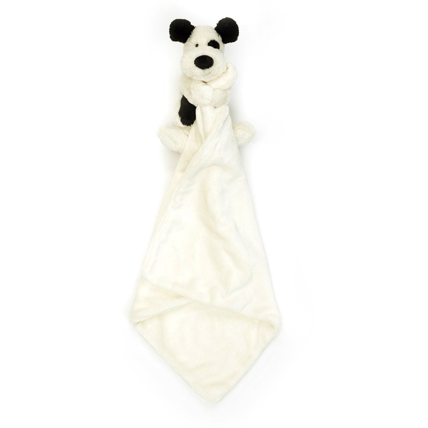 Jellycat Bashful Black & Cream Puppy Soother