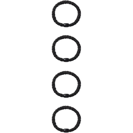 Name It Black Glitter Arise Hair elastic 4-Pack