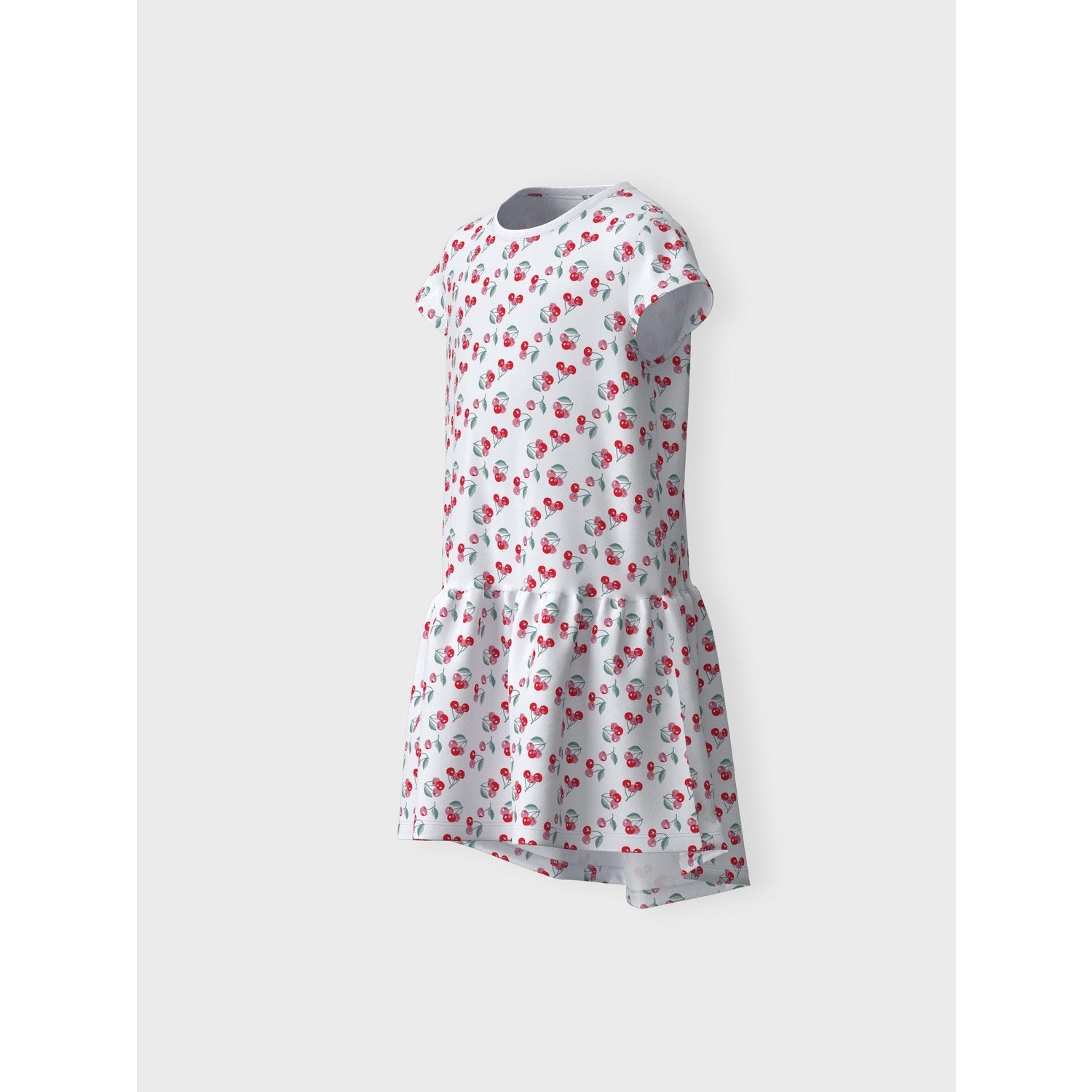 Name It Bright White Cherries Vigga Dress