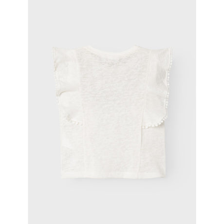 Name It Bright White Haftis Capsleeve Short Blouse