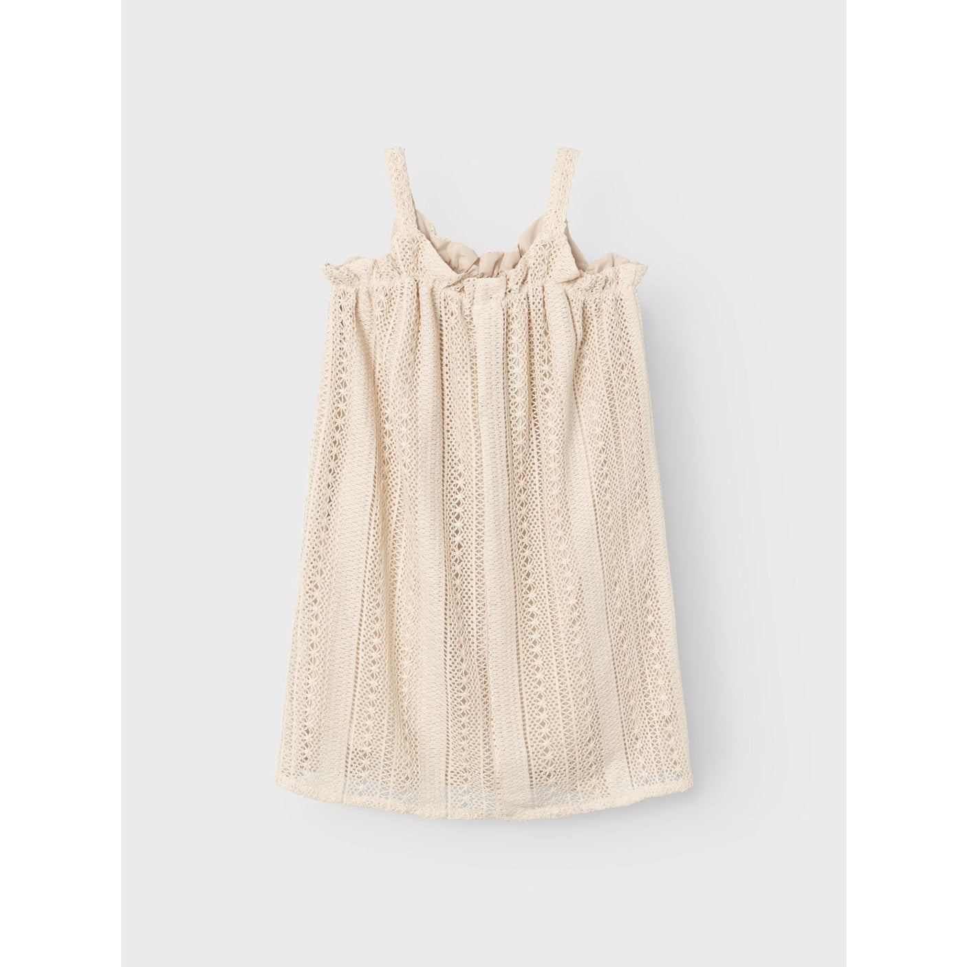 MÅ IKKE KOMME ONLINE! Name It Oatmeal Hisilka Strap Dress