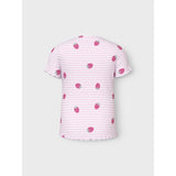 Name It Bright White Vemma Aop Slim T-Shirt