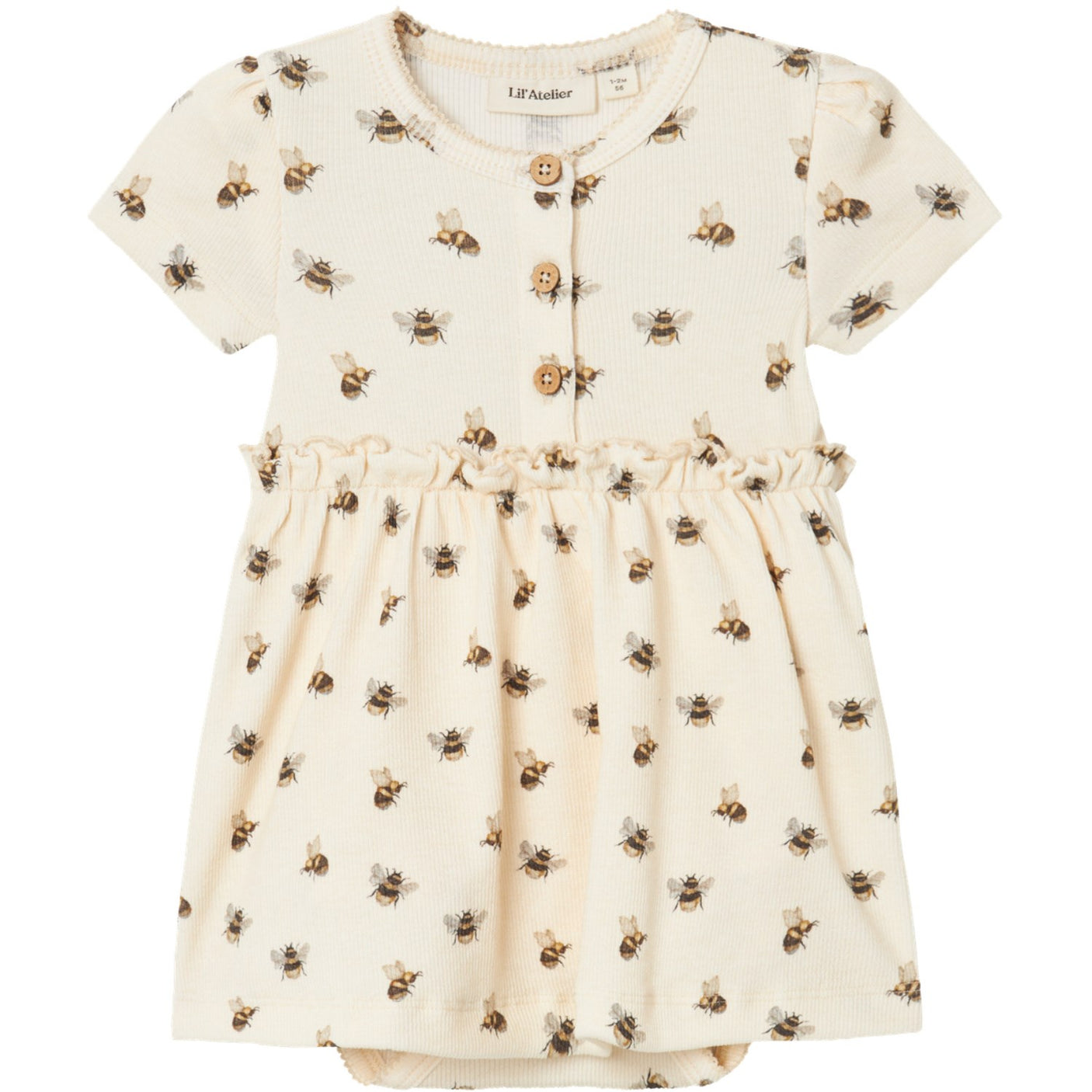 Lil'atelier turtledove gavo kin body dress