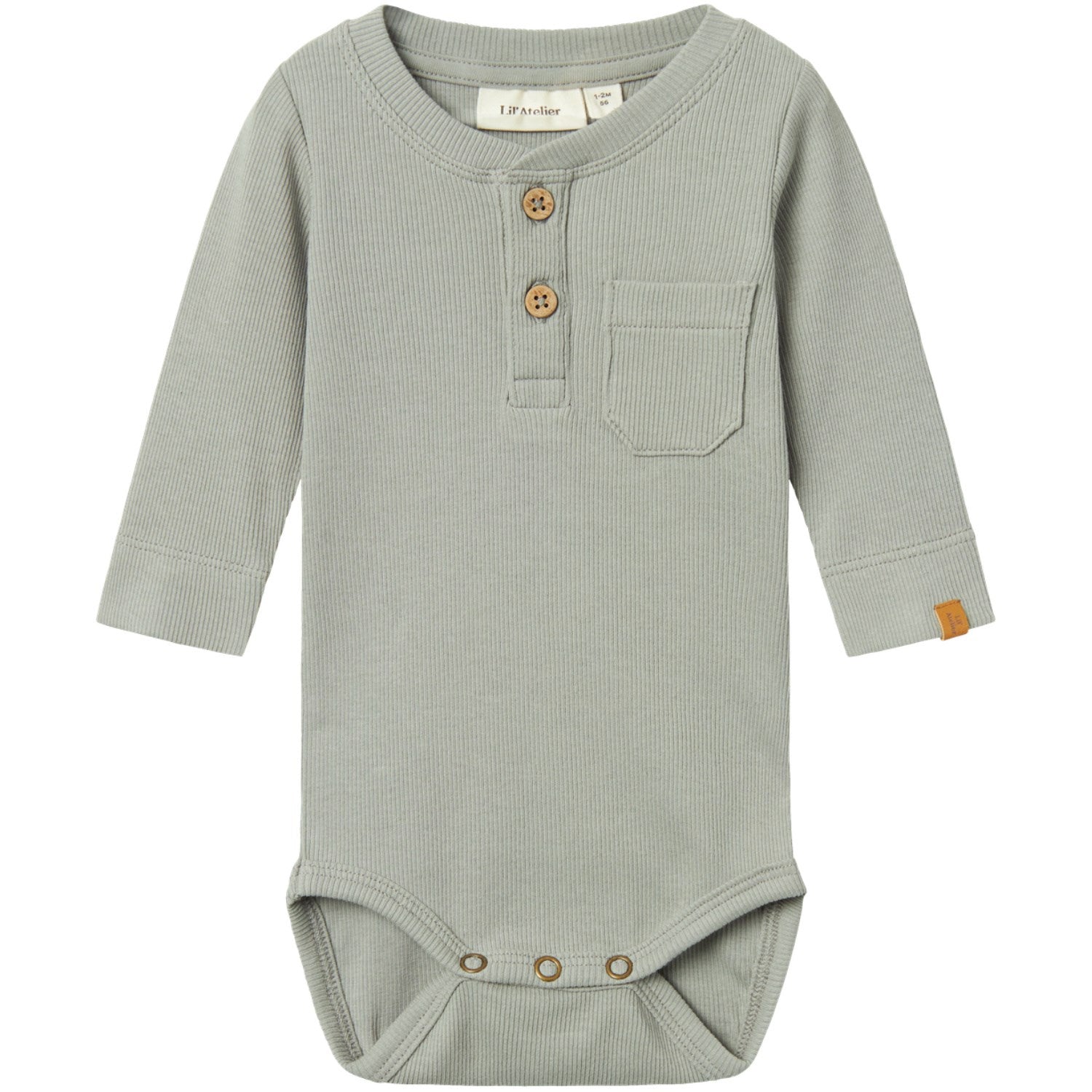 Lil'Atelier Limestone Halli Hua Slim Bodystocking