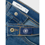 Name It Medium Blue Denim Silas Slim Denim Shorts