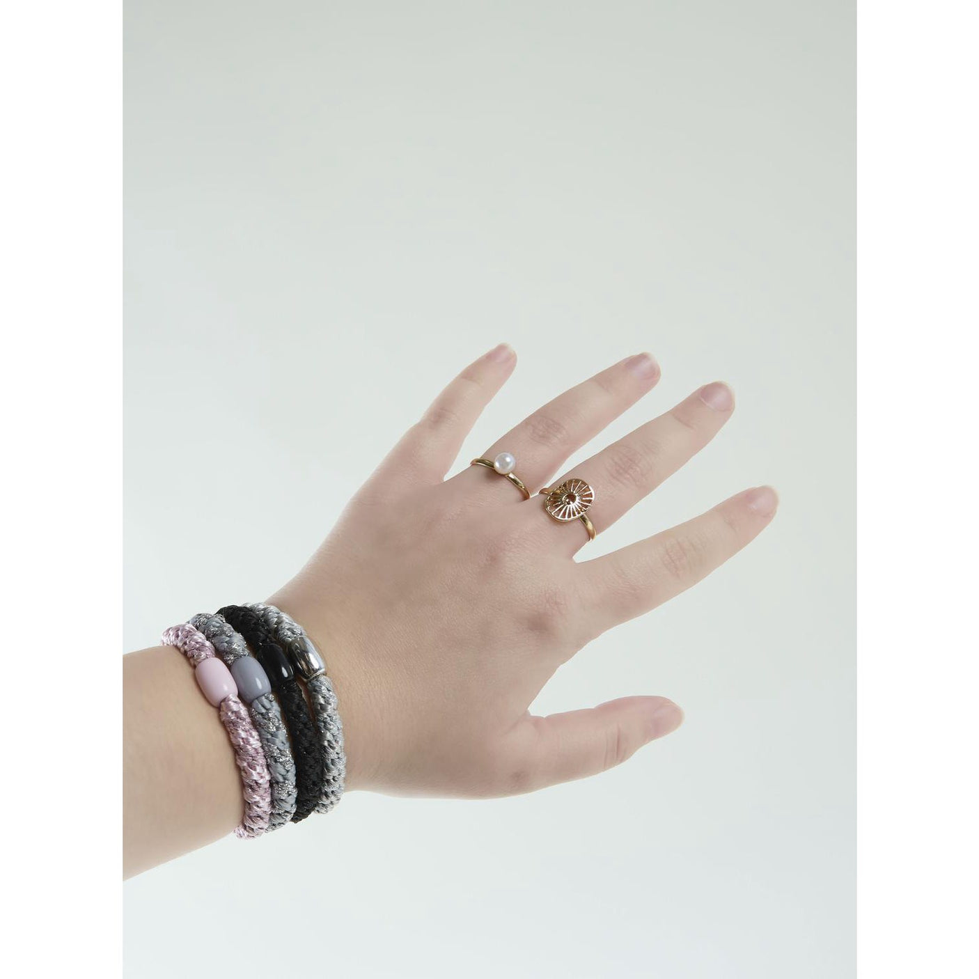 Name It Black Glitter Arise Hair elastic 4-Pack