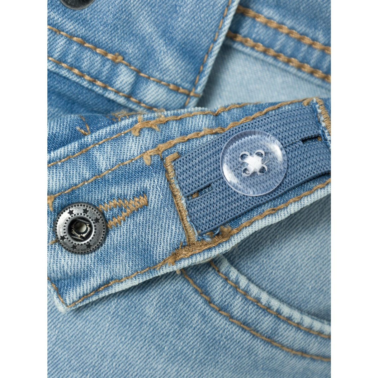 Name It Light Blue Denim Silas Slim Denim Shorts