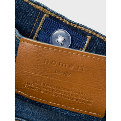 Name It Dark Blue Denim Silas Slim Denim Shorts