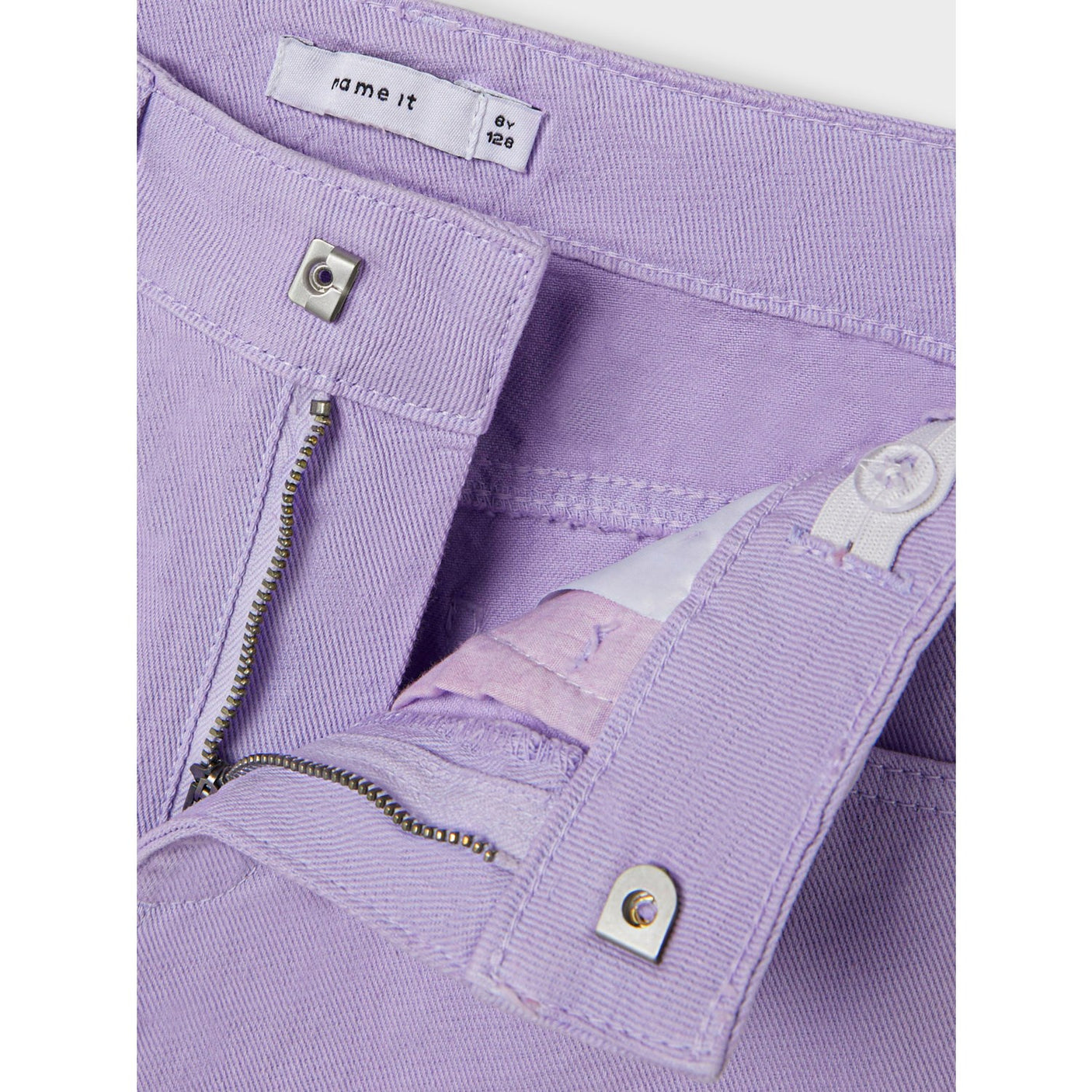 Name It Lilac Breeze Rose Mom Twill Shorts