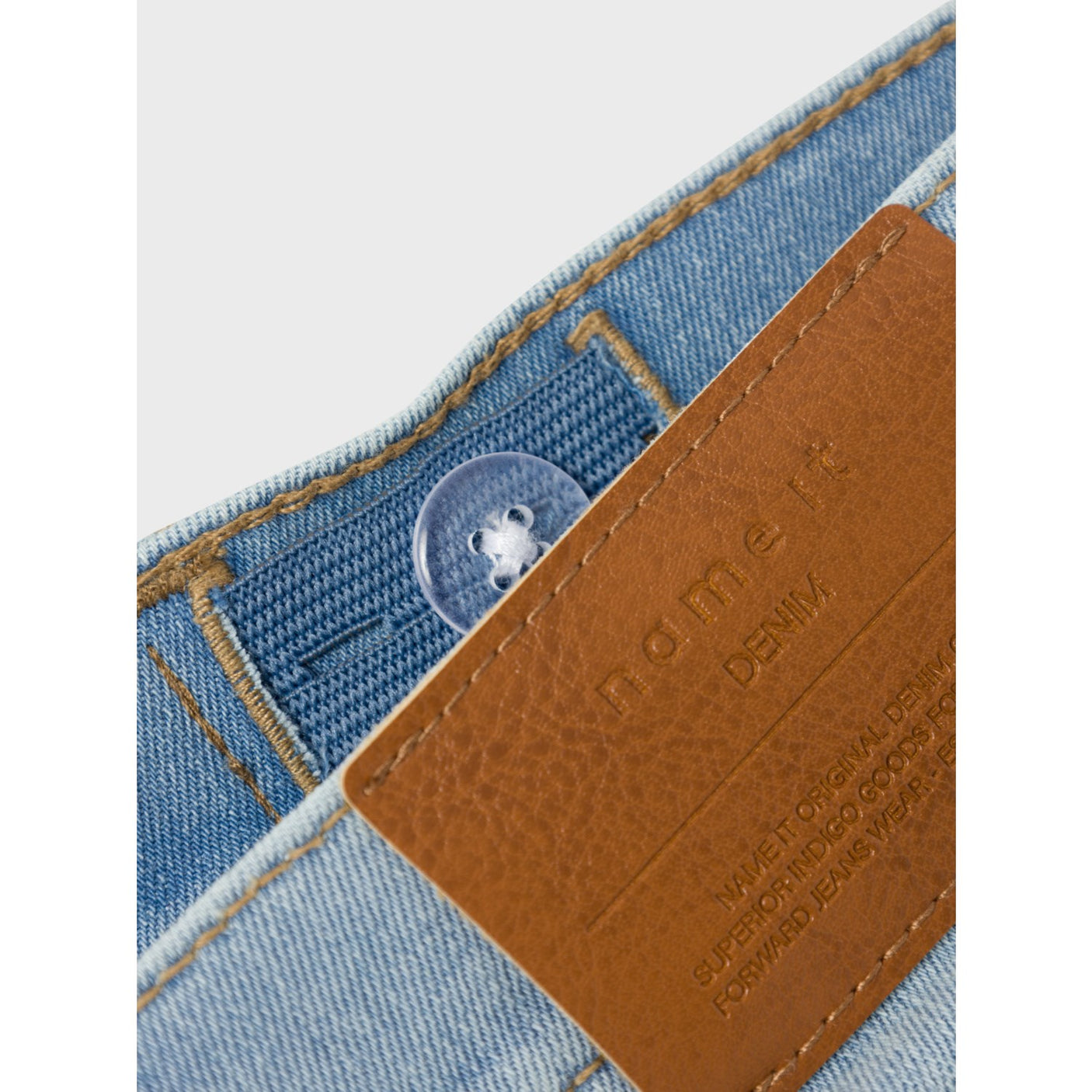 Name It Light Blue Denim Silas Slim Denim Shorts