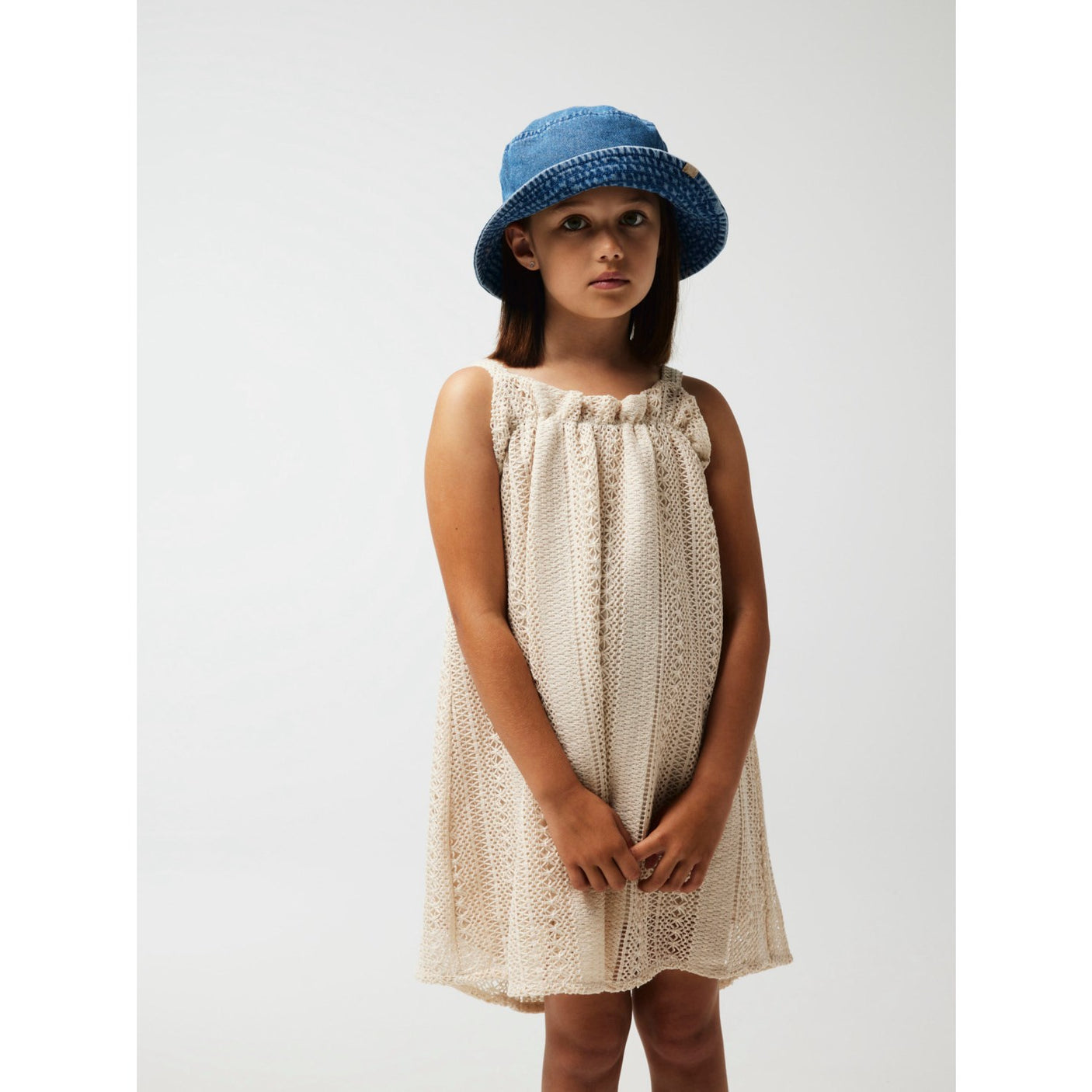 MÅ IKKE KOMME ONLINE! Name It Oatmeal Hisilka Strap Dress