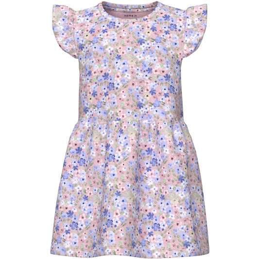 Name It Parfait Pink Hisse Cap Dress