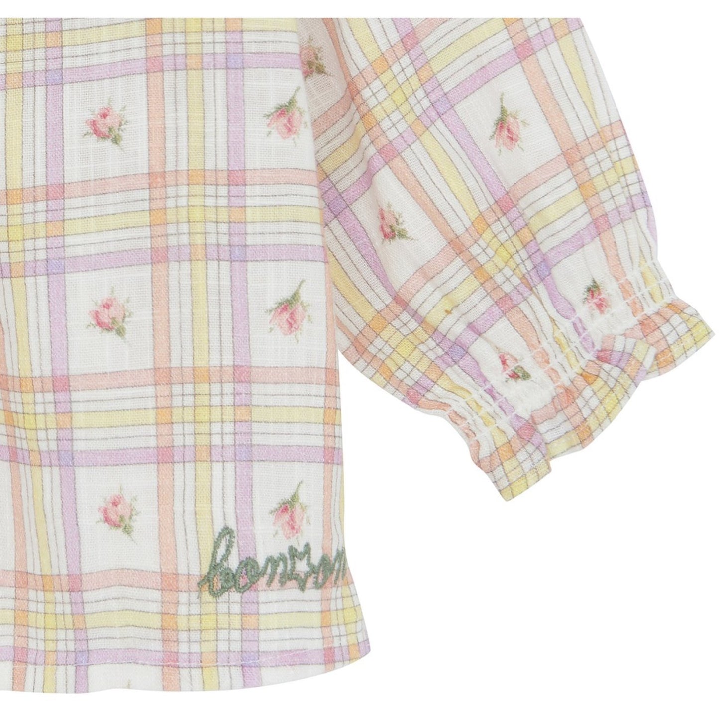 BONTON Carreau Bouton De Rose Reina Blouse