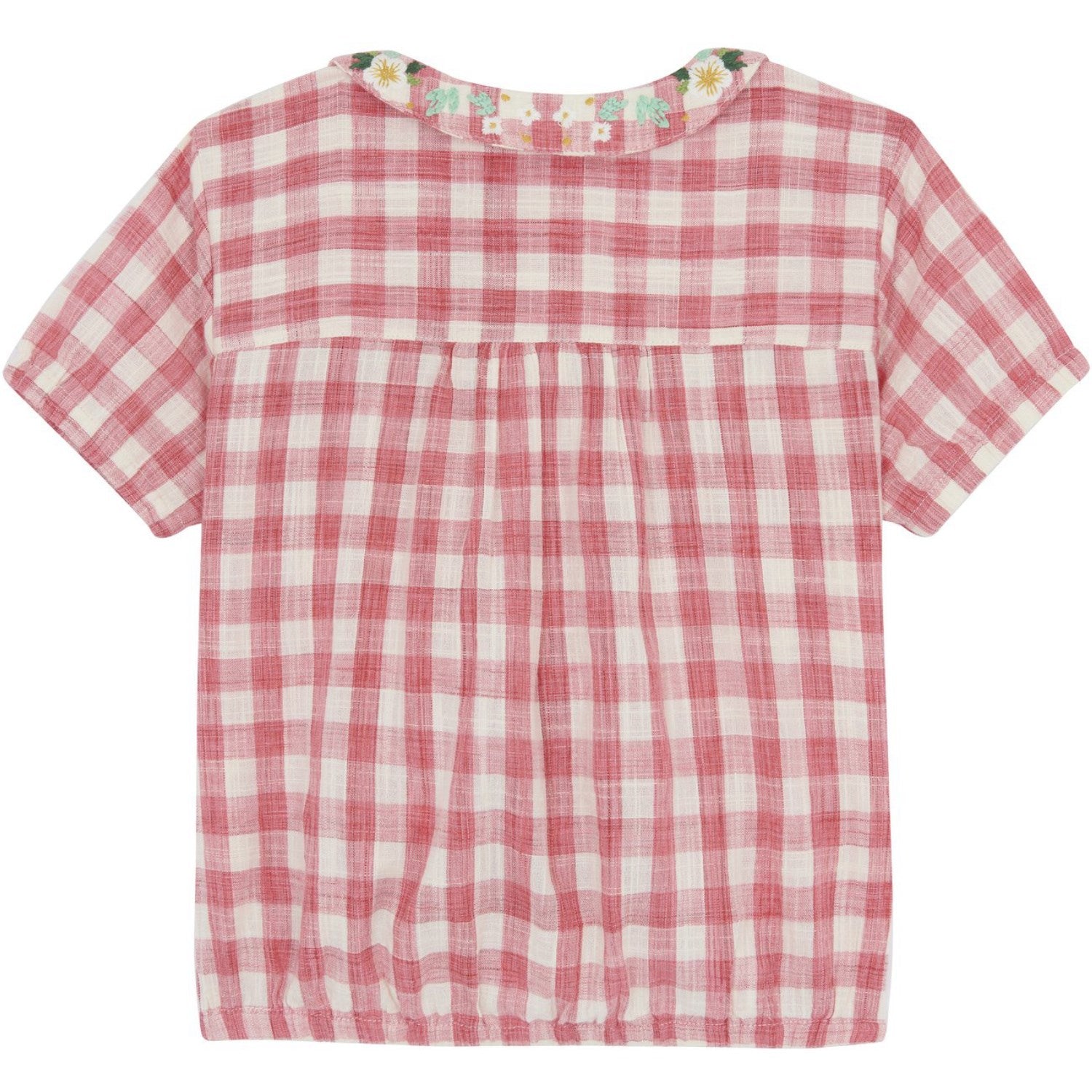 BONTON Carreau Rouge Airelle Blouse