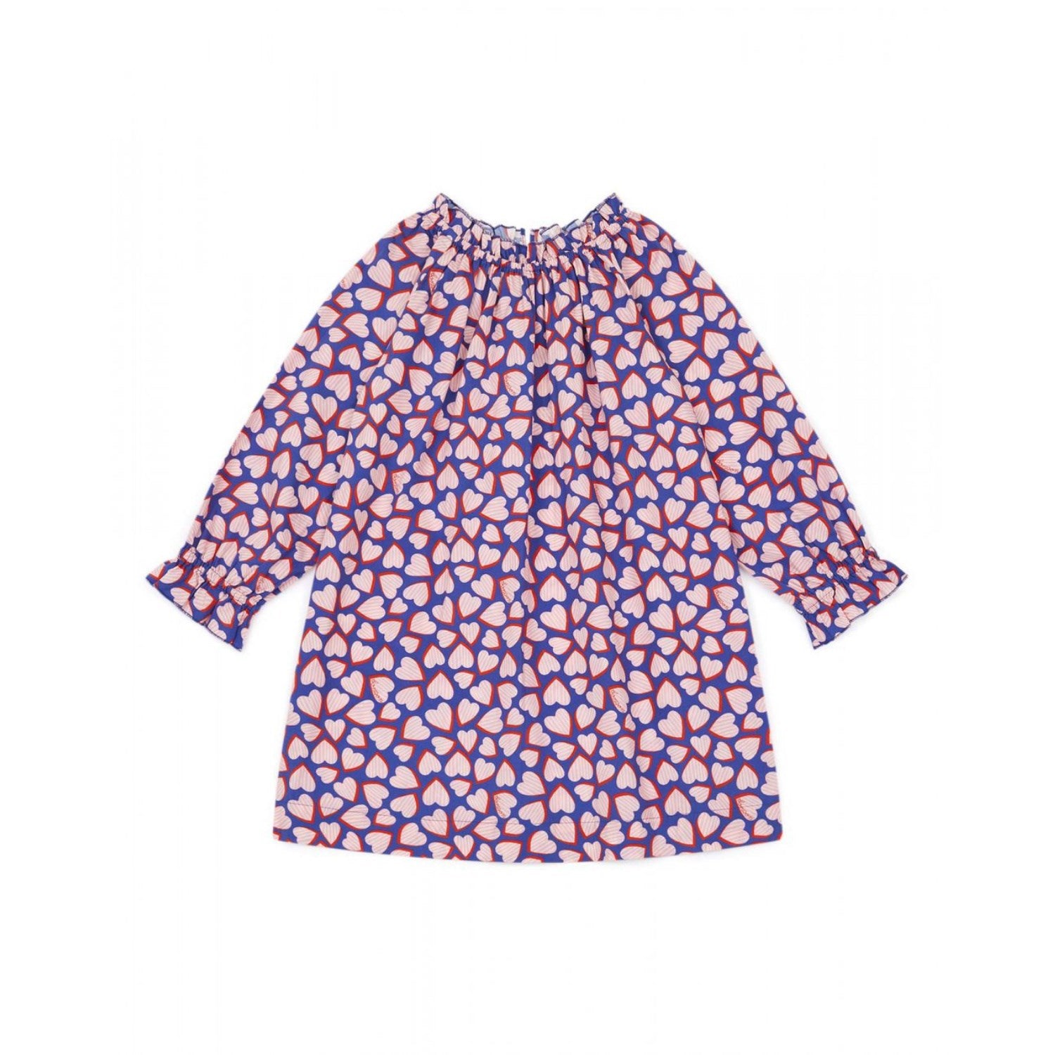 BONTON Imp Coeur Bleu Dahlia Dress