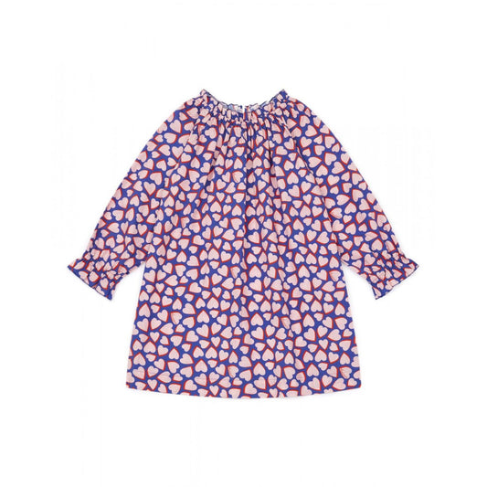 BONTON Imp Coeur Bleu Dahlia Dress