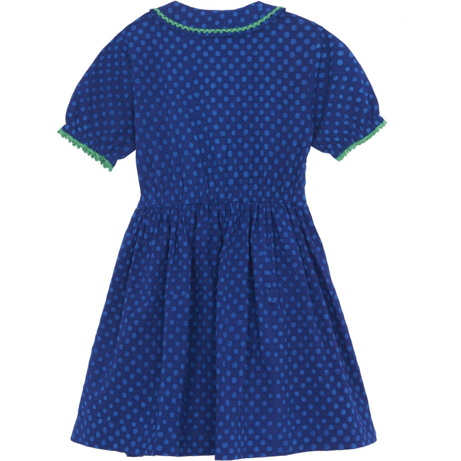 BONTON Pois Bleu Georgia Dress