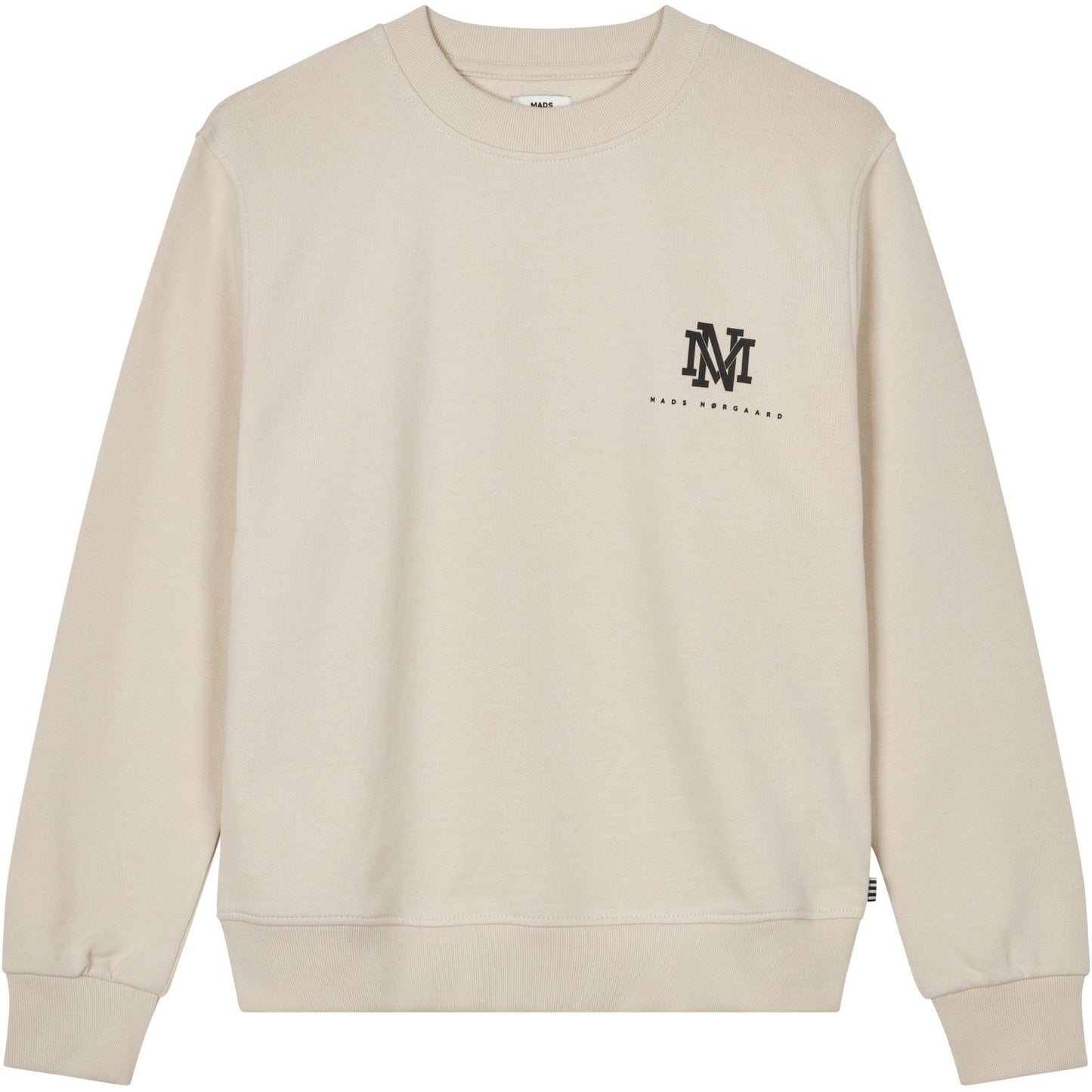 Mads Nørgaard Oatmeal Light Organic Solo Sweatshirt