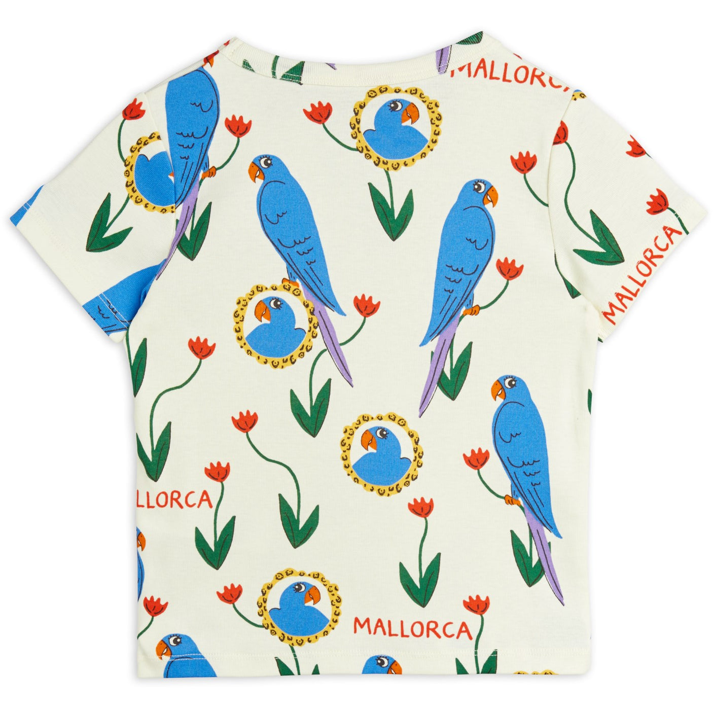 Mini Rodini Multi Parrots AOP T-Shirt