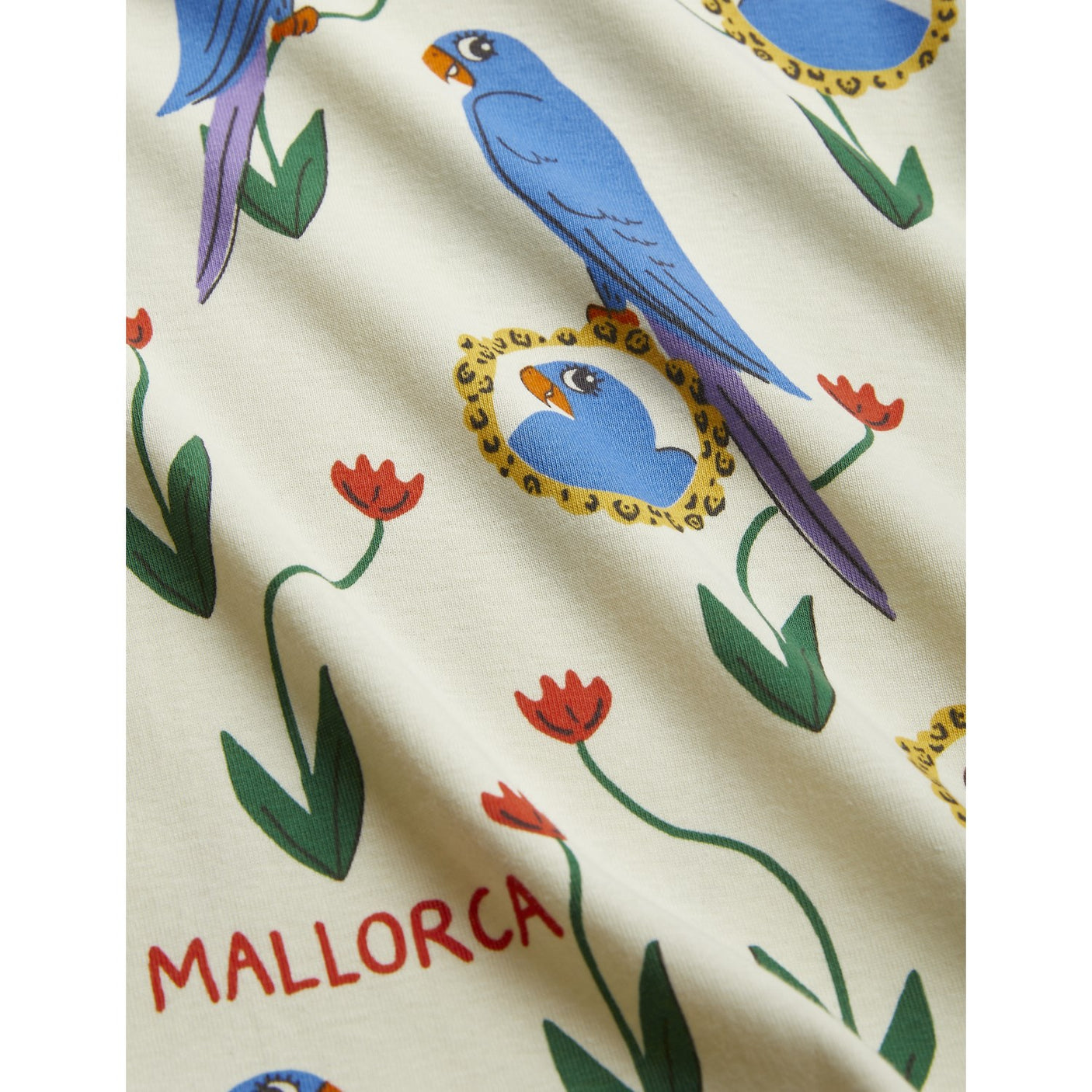 Mini Rodini Multi Parrots AOP T-Shirt