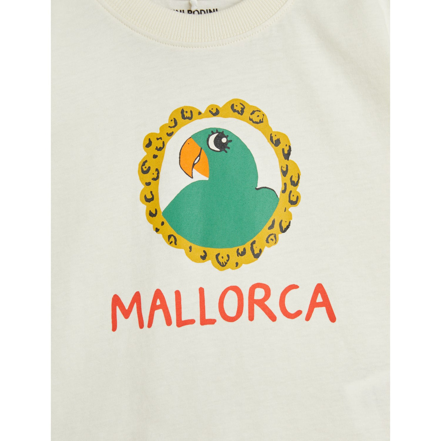Mini Rodini Offwhite Parrot T-Shirt