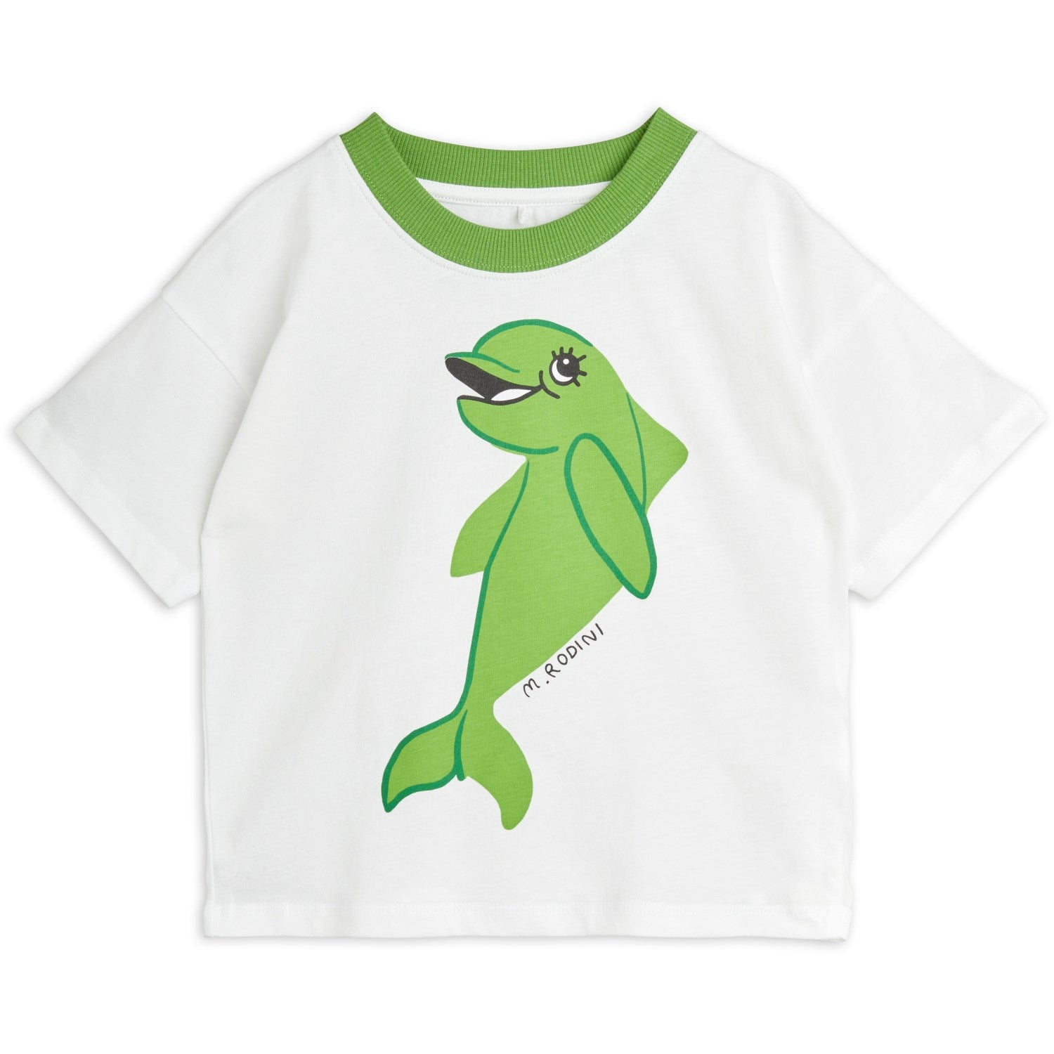 Mini Rodini Green Dolphin T-Shirt