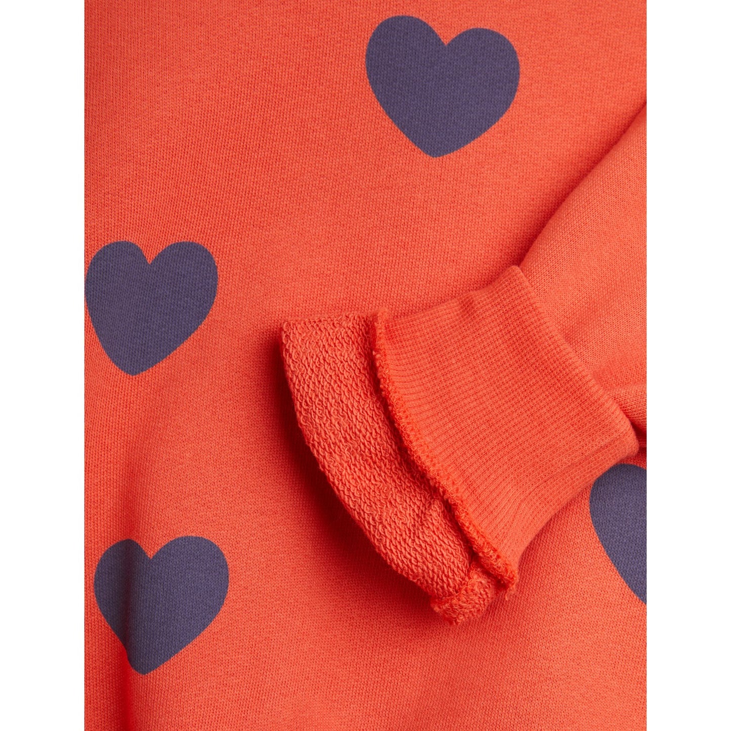 Mini Rodini Red Hearts AOP Sweatshirt