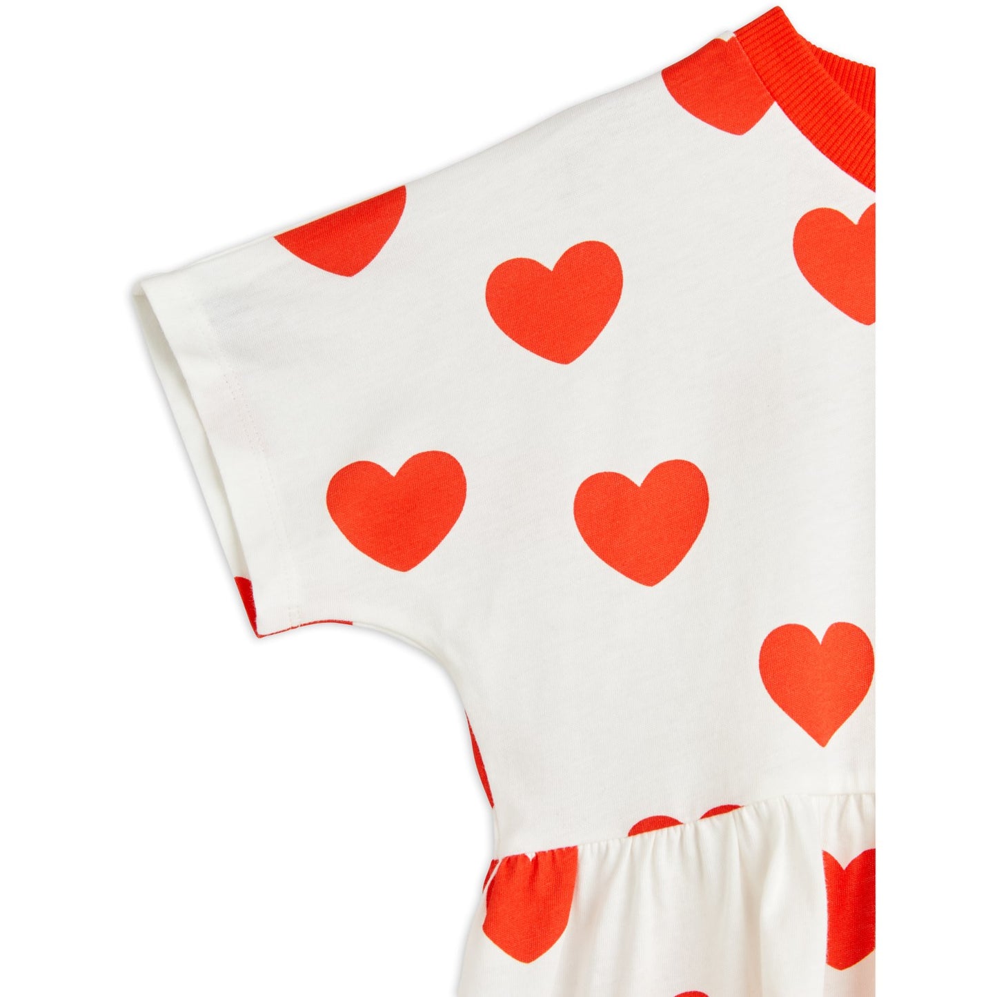 Mini Rodini Red Hearts AOP Dress
