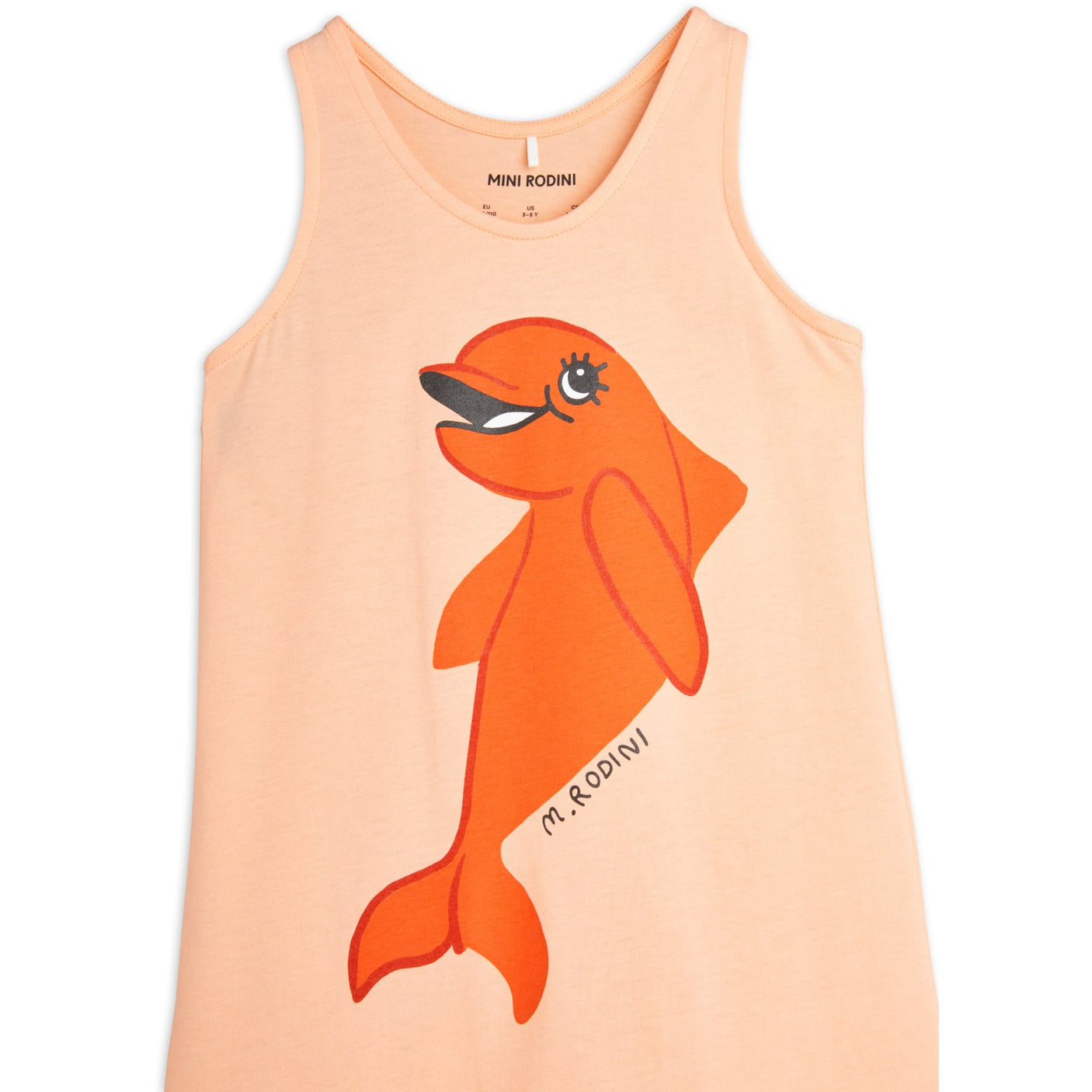 Mini Rodini Pink Dolphin Tank Dress