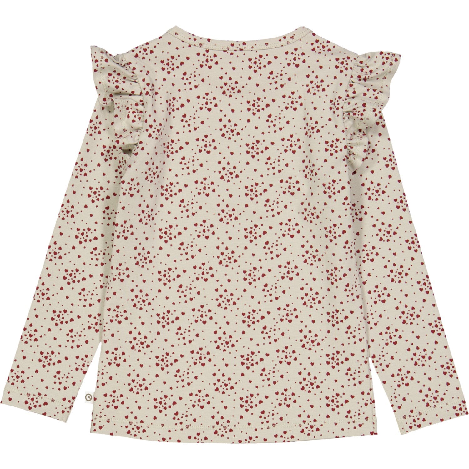 Müsli Soft Green/ Cabernet Love Frill Tee L/S