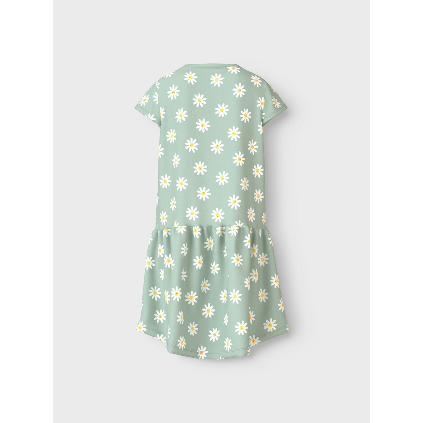 Name It Silt Green Daisy Flowers Vigga Dress