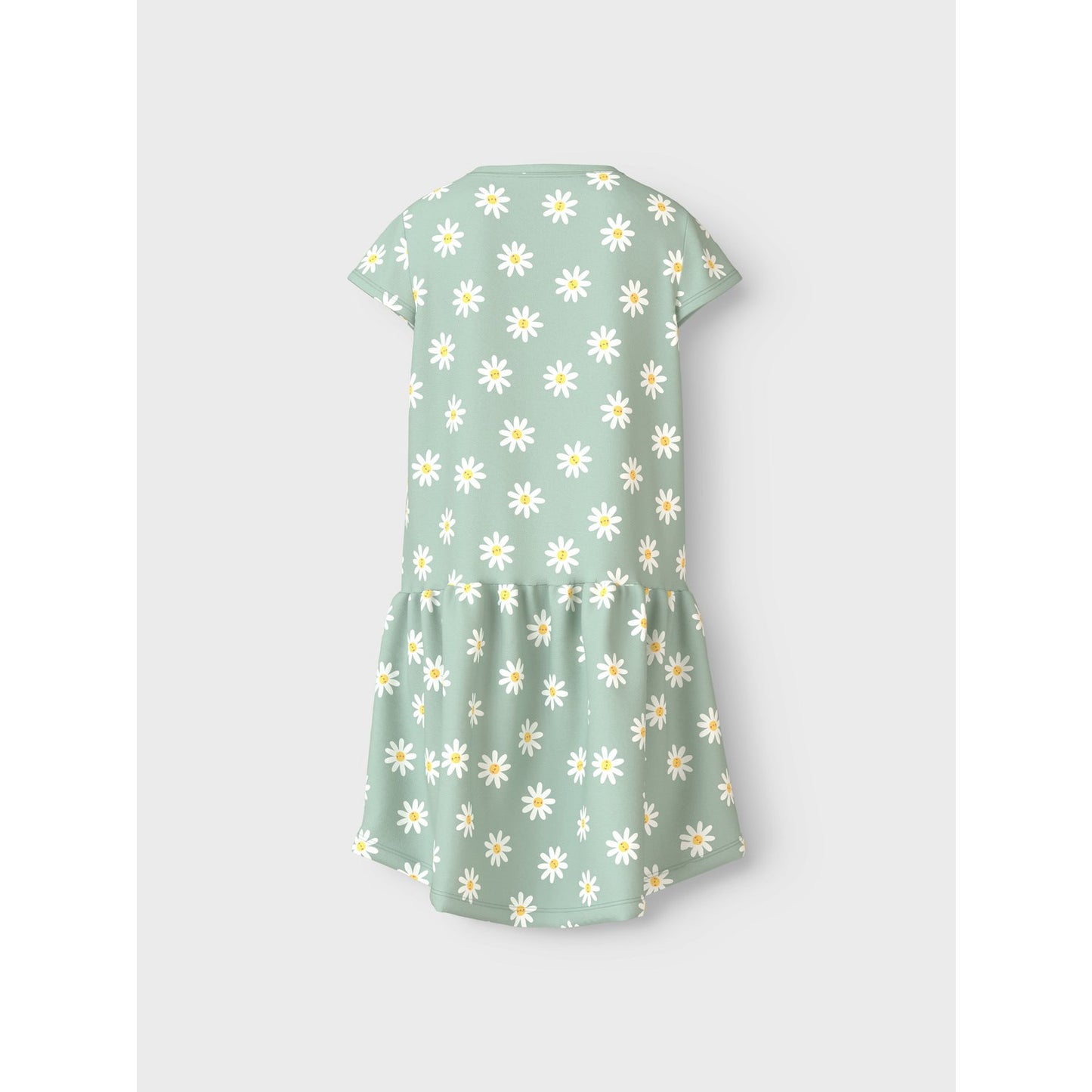 Name It Silt Green Daisy Flowers Vigga Dress