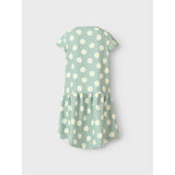 Name It Silt Green Daisy Flowers Vigga Dress
