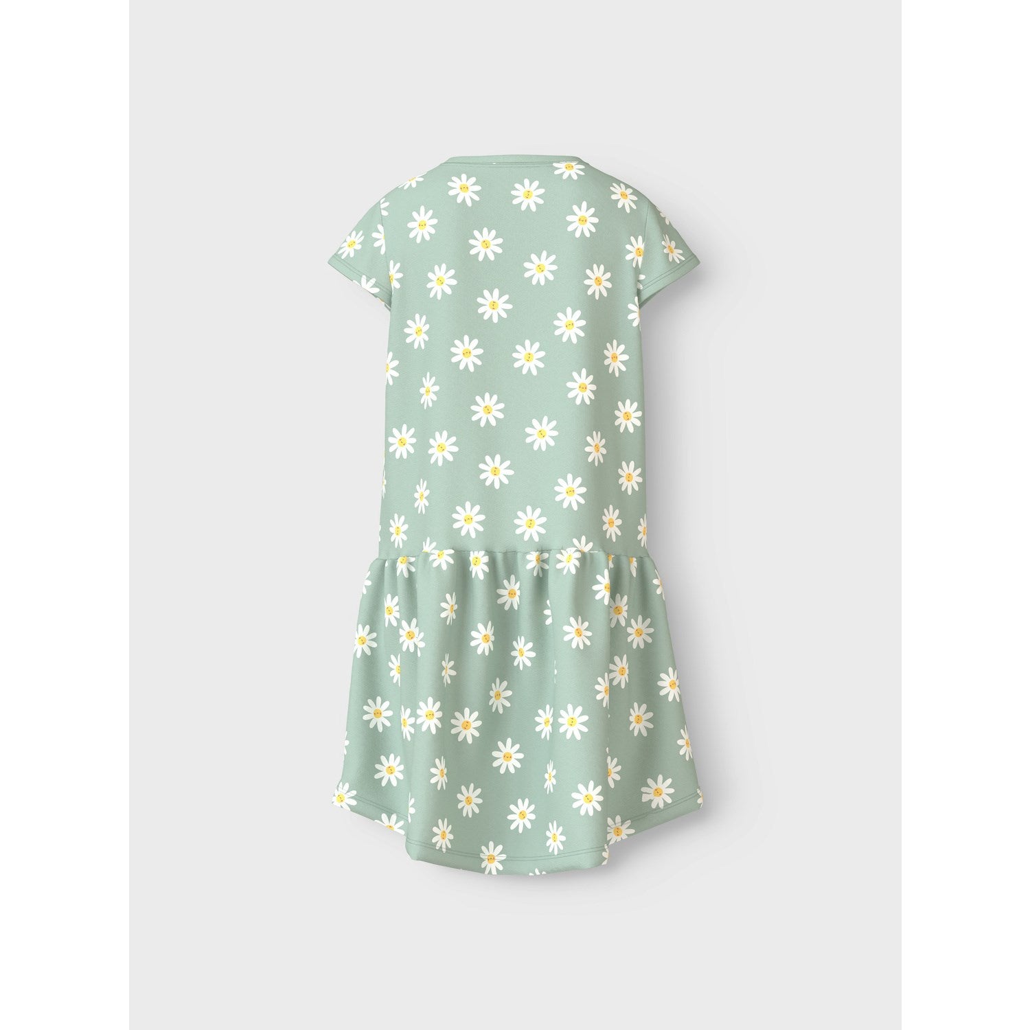 Name It Silt Green Daisy Flowers Vigga Dress