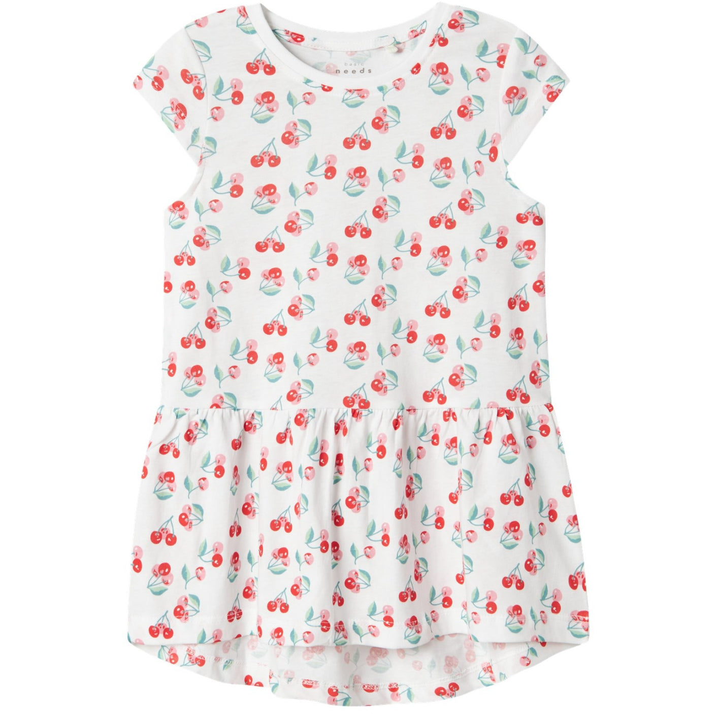 Name It Bright White Cherries Vigga Dress Noos