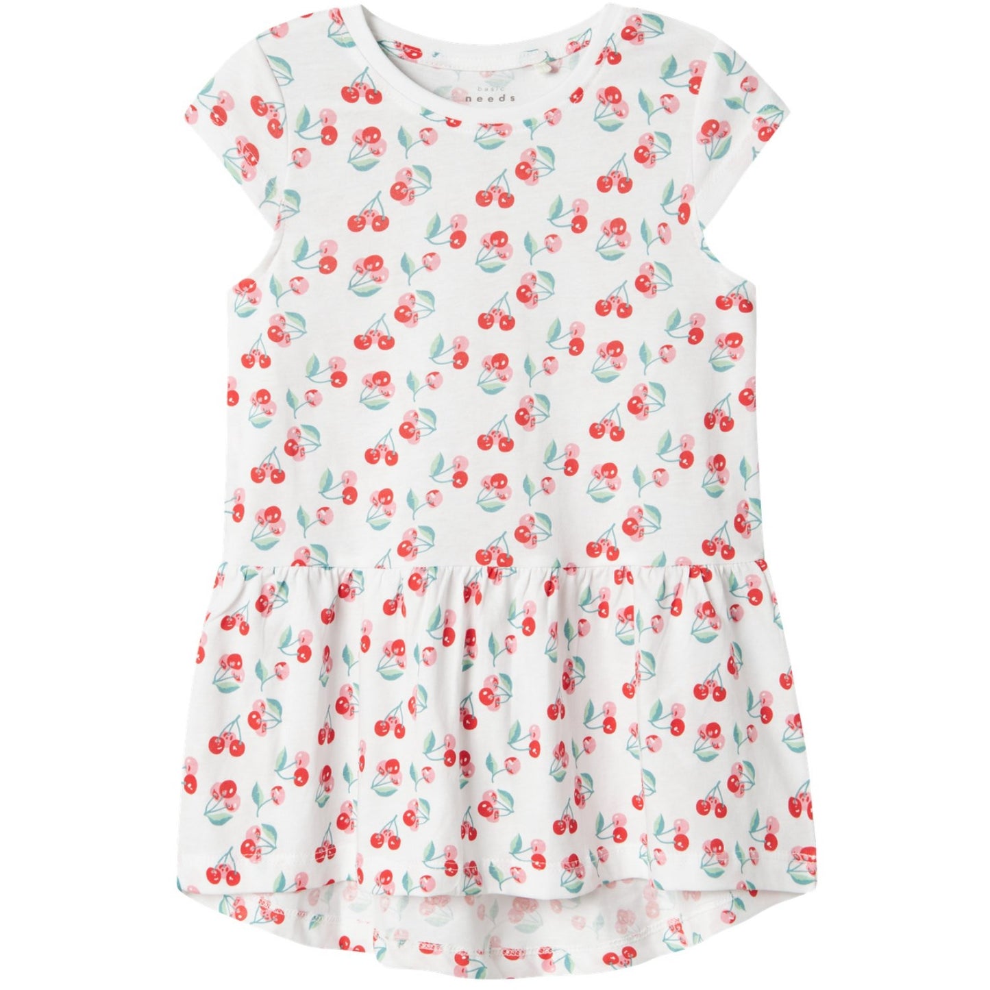 Name It Bright White Cherries Vigga Dress Noos