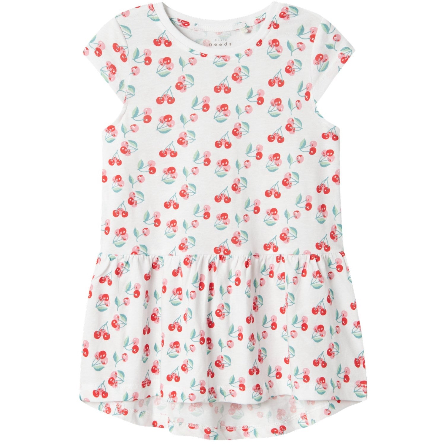 Name It Bright White Cherries Vigga Dress Noos