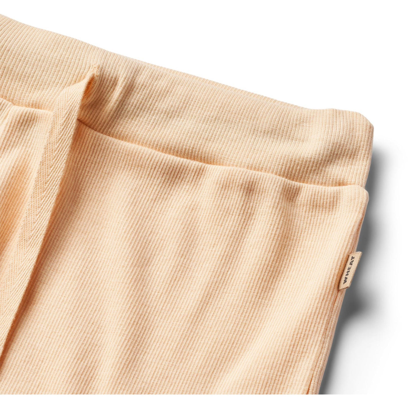 Wheat Pale Peach Rib Shorts Gertrud