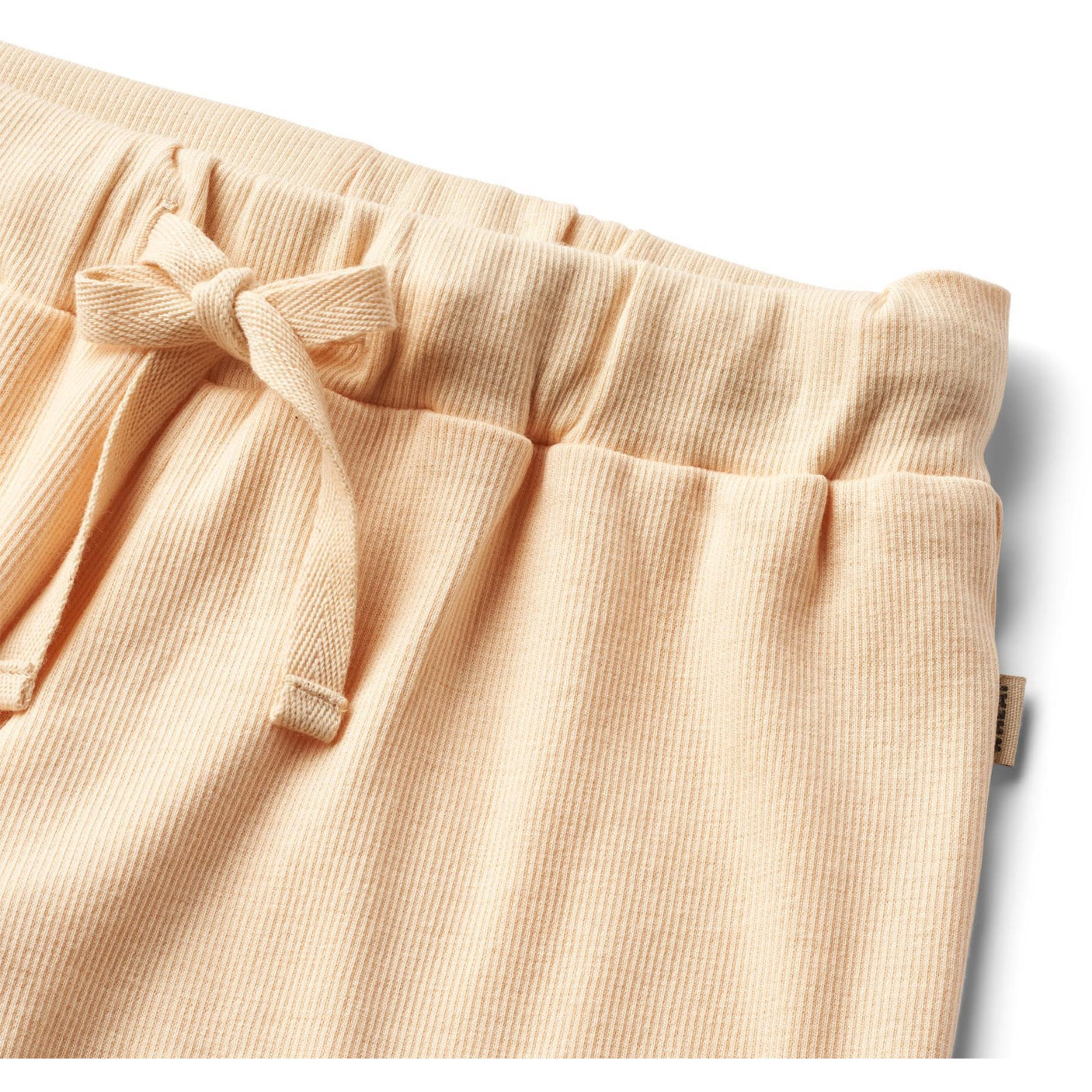 Wheat Pale Peach Rib Shorts Gertrud