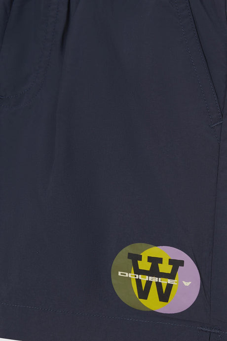 Wood Wood Navy Paw Eclipse Swim Shorts