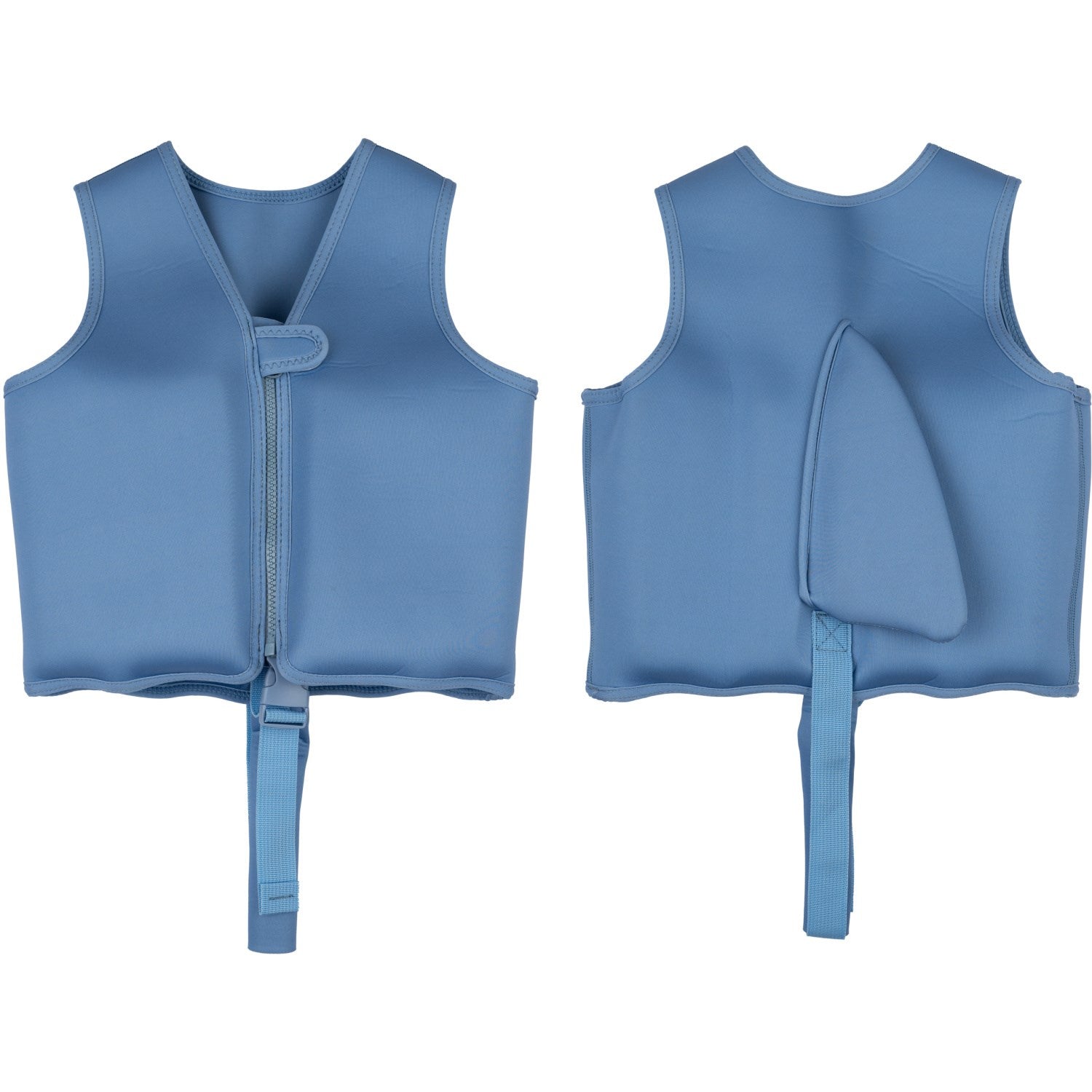 Mikk-Line Swim Vest Solid Faded Denim