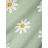 Name It Silt Green Daisy Flowers Vigga Strap Suit Noos