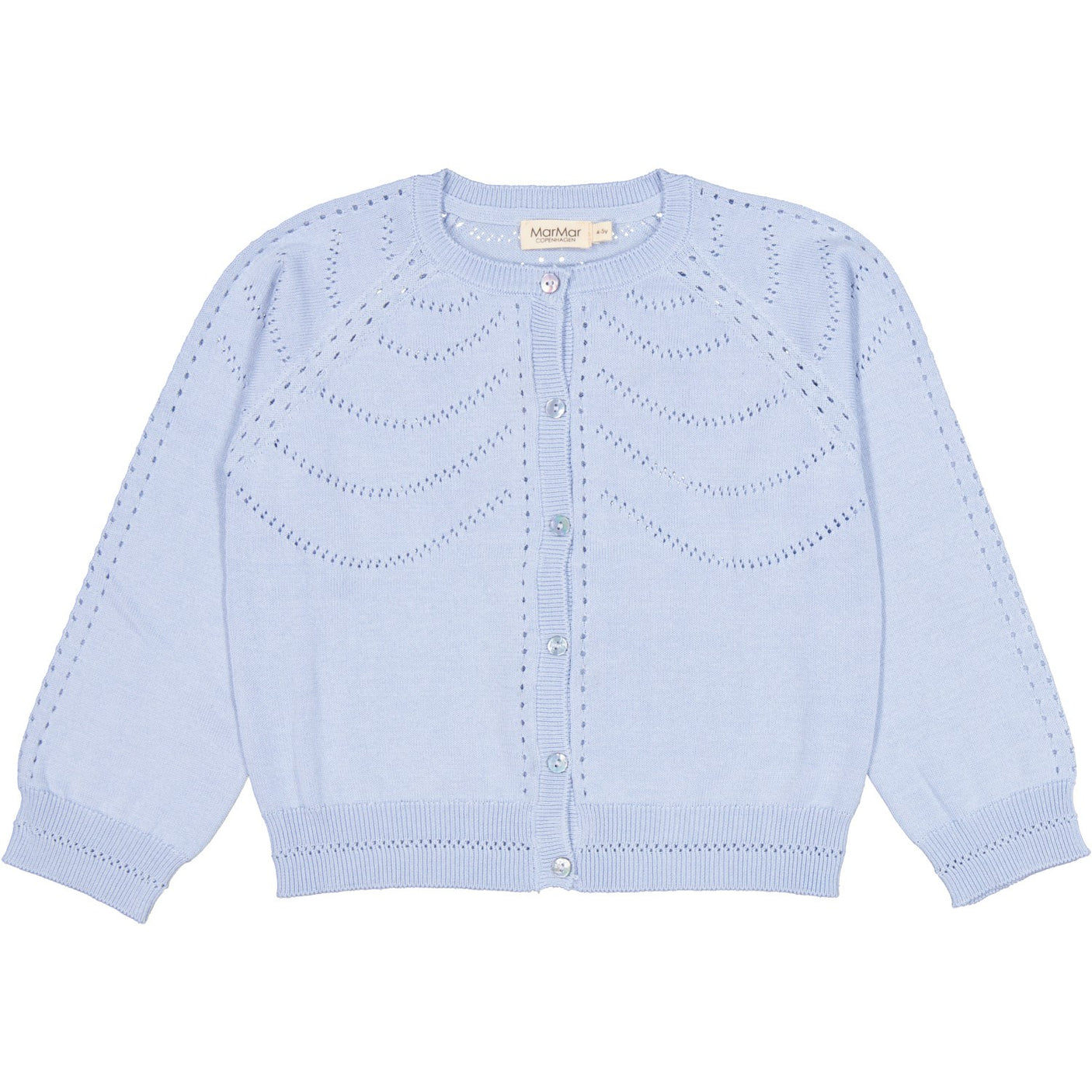 MarMar Modal Mix Cloudy Blue Tilja Knit Cardigan