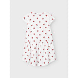 Name It Bright White Ladybugs Vigga Capsl Dress Noos