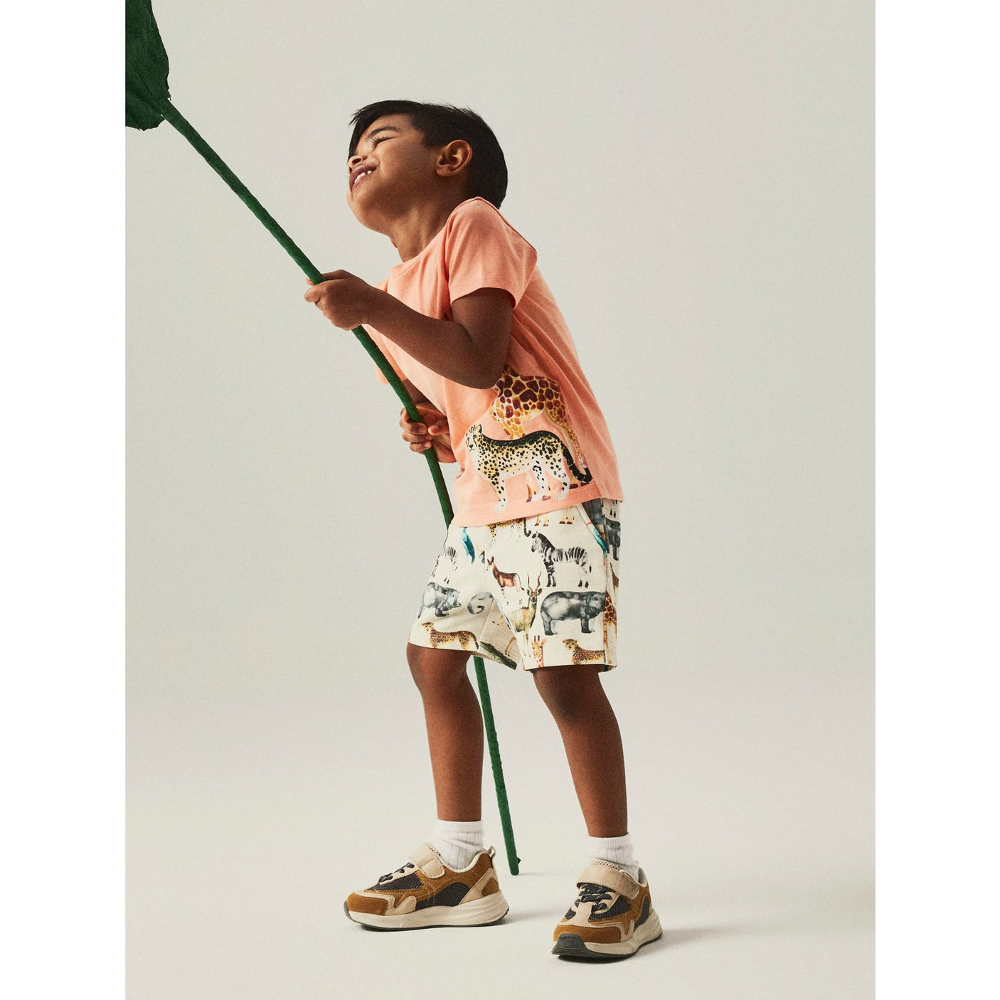 Name It Peyote Melange Jasen Sweat Long Shorts