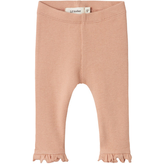 Lil'Atelier Mahochany Rose Gago Dia Slim Leggings