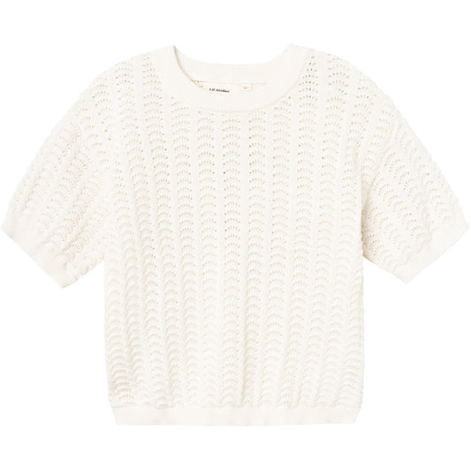 Lil'Atelier Coconut Milk Johanna Loose Knit