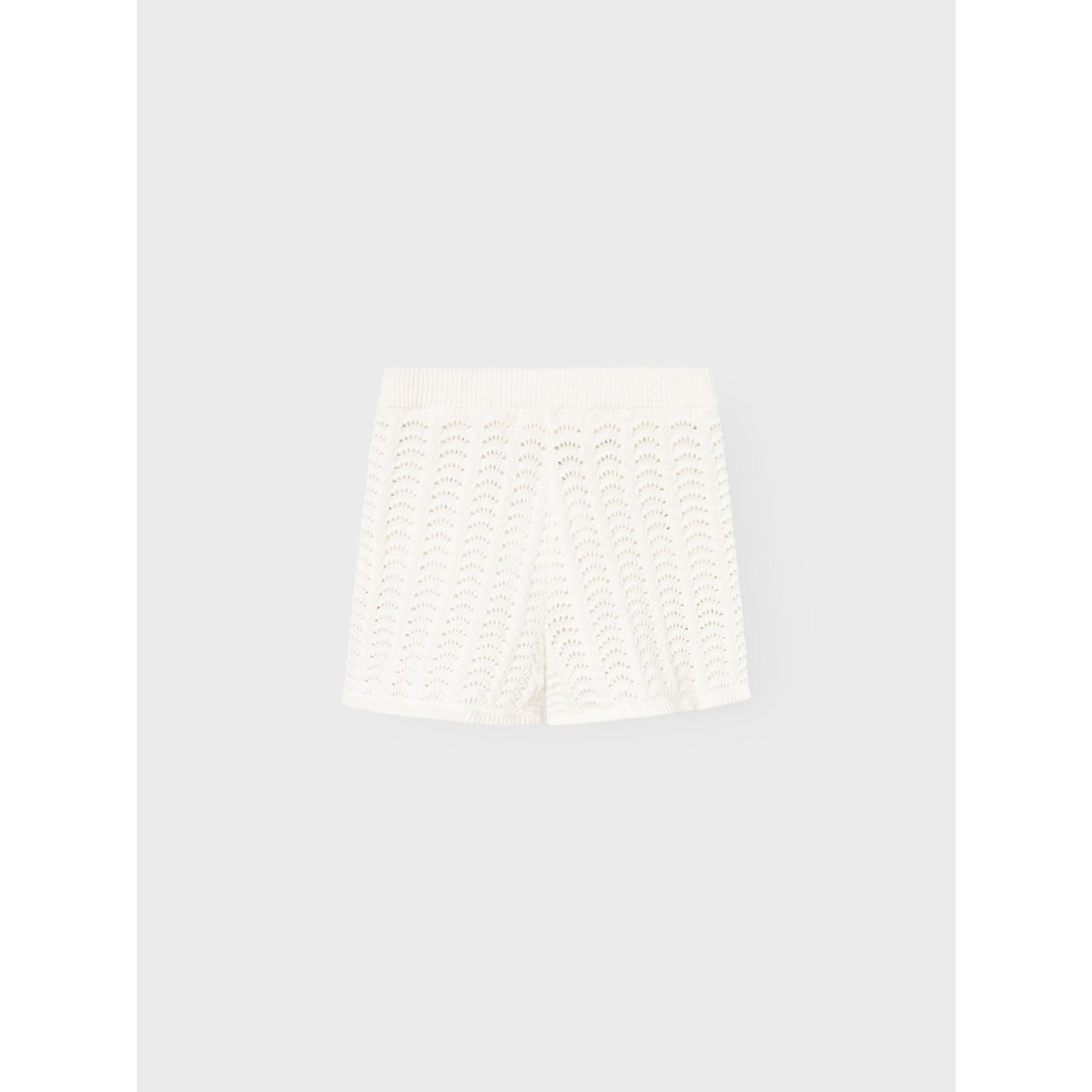 Lil'Atelier Coconut Milk Johanna Knit Shorts